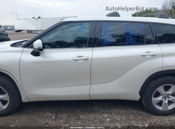 5TDCZRAH7MS078452 2021 TOYOTA HIGHLANDER Белый Панорамный вид салона 360°