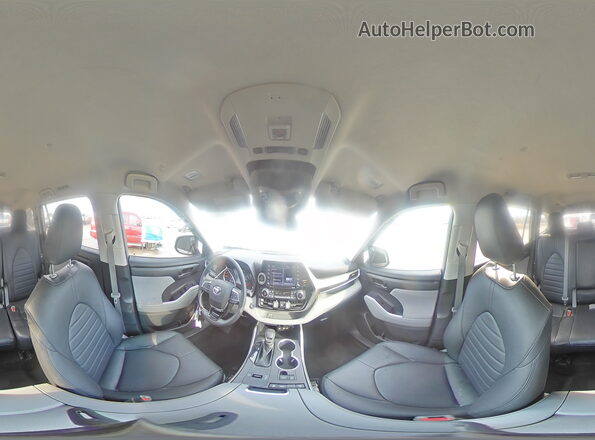 5TDCZRAH8MS534975 2021 TOYOTA HIGHLANDER Silver Widok wnętrza 360 stopni