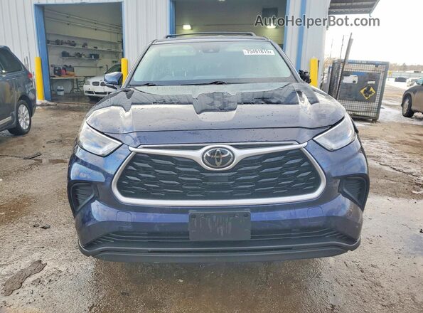 5TDCZRBH3MS095084 2021 TOYOTA HIGHLANDER Синий 