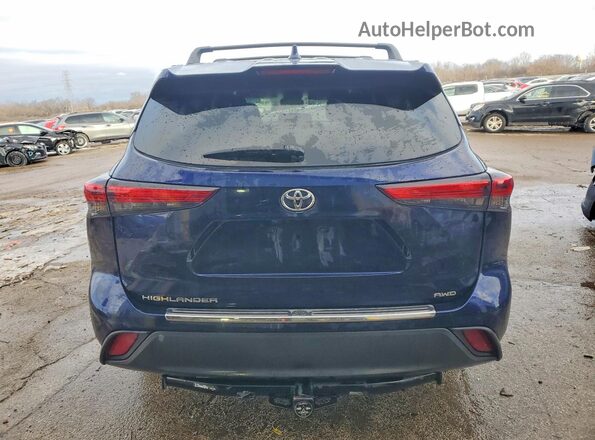5TDCZRBH3MS095084 2021 TOYOTA HIGHLANDER Синий 