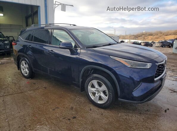 5TDCZRBH3MS095084 2021 TOYOTA HIGHLANDER Синий 