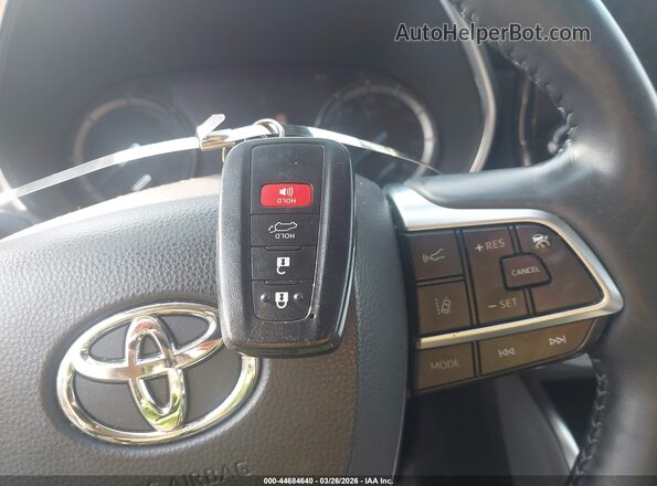 5TDDBRCH6MS016921 2021 TOYOTA LIMITED Gray Dashboard view