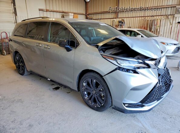 5TDDRKEC1MS040337 2021 TOYOTA SIENNA Gray Front right