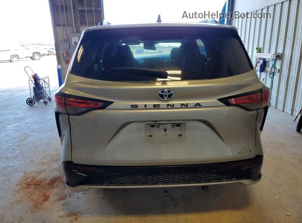 5TDDRKEC1MS040337 2021 TOYOTA SIENNA Gray Rear view