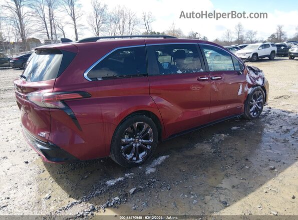 5TDDRKEC1MS056666 2021 TOYOTA SIENNA Red Tył prawy