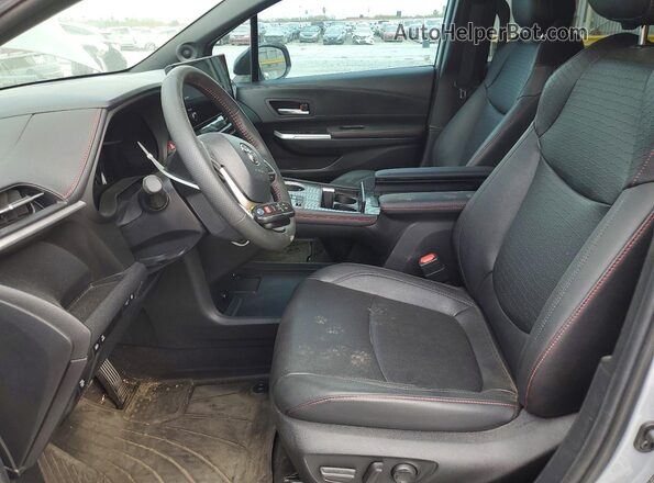 5TDDRKEC2SS237434 2025 TOYOTA SIENNA Silver წინა სალონის ხედი