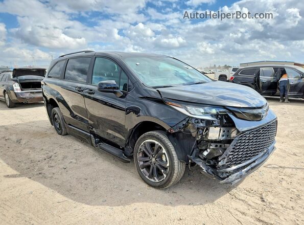 5TDDRKEC6SS231877 2025 TOYOTA SIENNA Black Delantero derecho