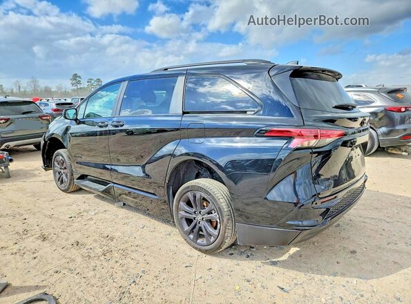 5TDDRKEC6SS231877 2025 TOYOTA SIENNA Black Trasero izquierdo