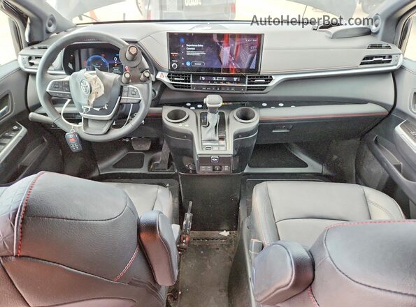 5TDDRKEC6SS231877 2025 TOYOTA SIENNA Black Vista del salpicadero