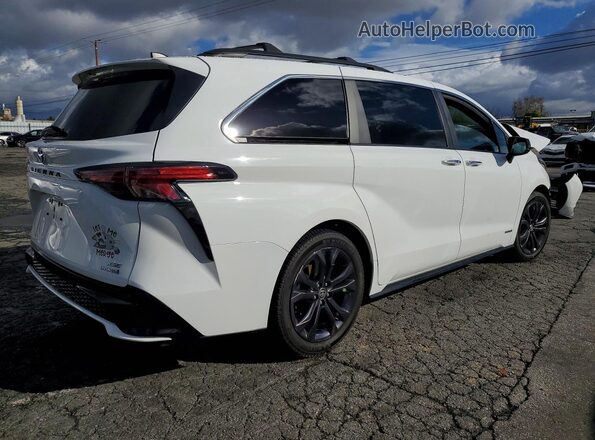 5TDDRKEC7MS001672 2021 TOYOTA SIENNA White Հետևի աջ