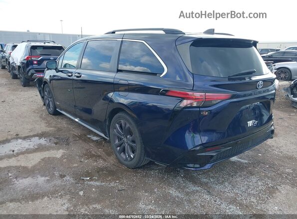 5TDDRKEC8MS023986 2021 TOYOTA SIENNA Blue Հետևի ձախ