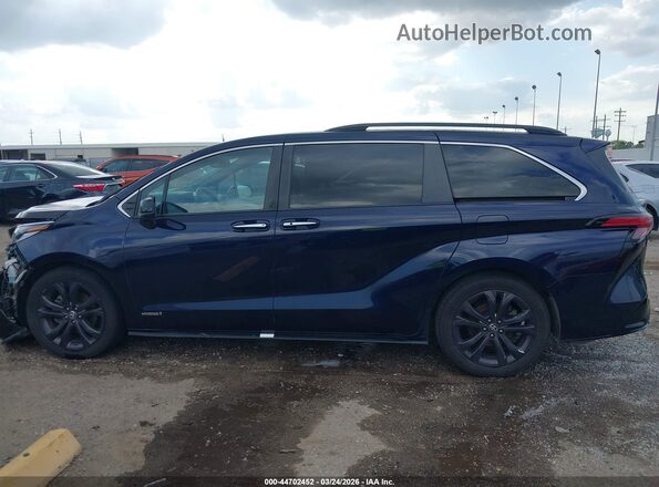 5TDDRKEC8MS023986 2021 TOYOTA SIENNA Blue Սալոնի 360 աստիճան տեսք