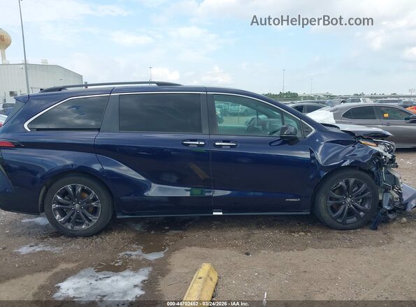 5TDDRKEC8MS023986 2021 TOYOTA SIENNA Blue Սալոնի հետևի տեսք