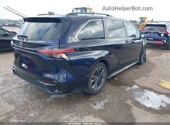 5TDDRKEC8MS023986 2021 TOYOTA SIENNA Blue Հետևի աջ