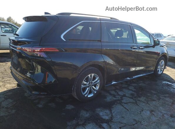 5TDDSKFC0MS037884 2021 TOYOTA SIENNA Black Trasero derecho