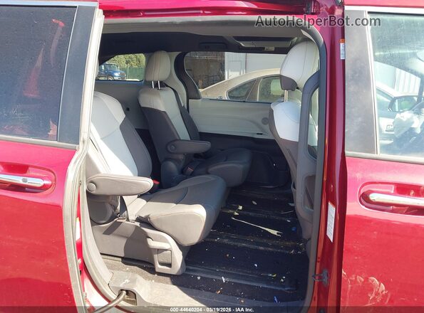 5TDDSKFC7MS020354 2021 TOYOTA SIENNA Maroon VIN կոդի պիտակի տեսք