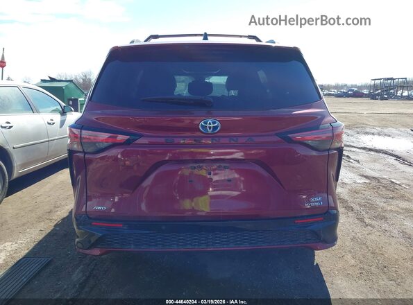 5TDDSKFC7MS020354 2021 TOYOTA SIENNA Maroon 
