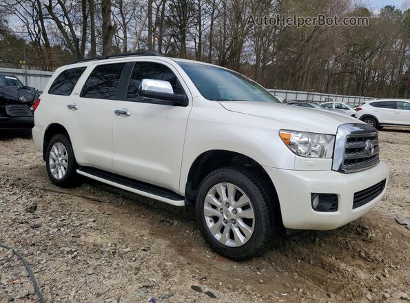 5TDDW5G12GS136407 2016 TOYOTA SEQUOIA Белый Передняя правая четверть