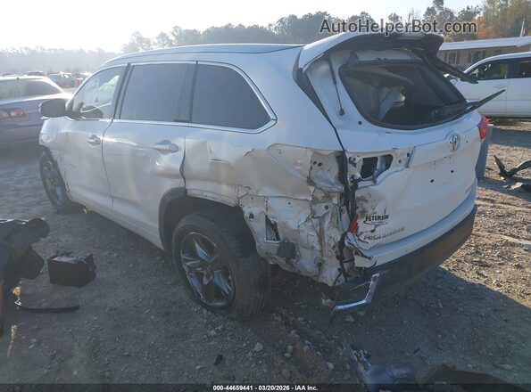 5TDDZRFH0JS814009 2018 TOYOTA LIMITED White უკანა მარცხენა