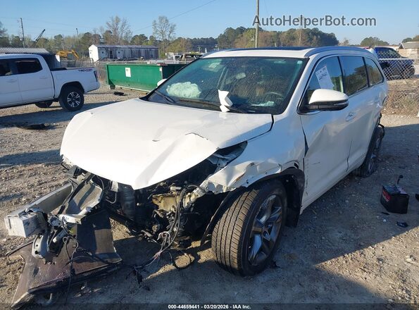 5TDDZRFH0JS814009 2018 TOYOTA LIMITED White წინა მარცხენა ხედი სამი მეოთხედიდან