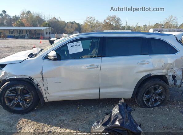 5TDDZRFH0JS814009 2018 TOYOTA LIMITED White უკანა სალონის ხედი