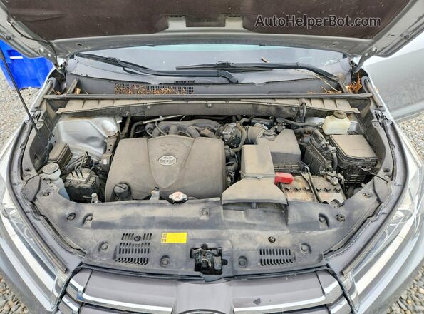 5TDDZRFH1JS894243 2018 TOYOTA LIMITED Silver Շարժիչի բաժամունքի տեսք