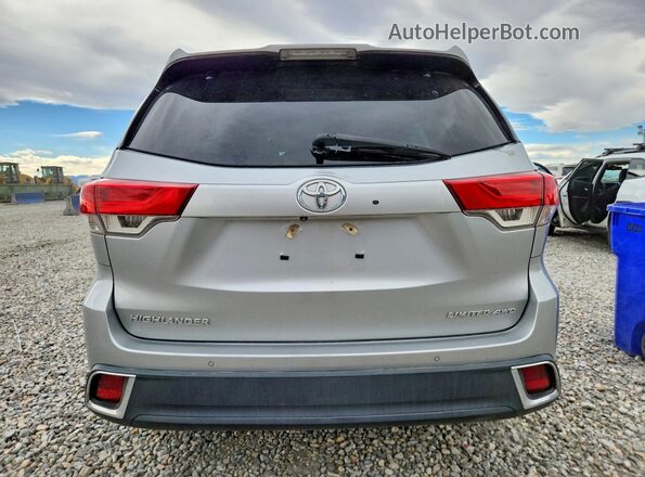 5TDDZRFH1JS894243 2018 TOYOTA LIMITED Silver Հետևի տեսք