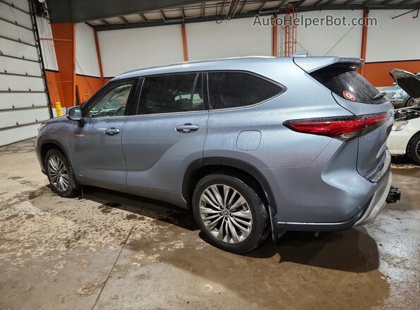 5TDEBRCH7LS008149 2020 TOYOTA HIGHLANDER HYBRID Blue 