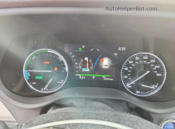 5TDERKEC5MS053774 2021 TOYOTA SIENNA Silver Вид щитка приладів