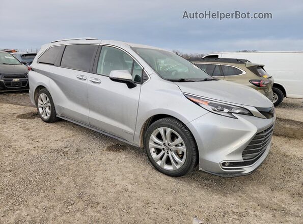 5TDERKEC5MS053774 2021 TOYOTA SIENNA Silver Передня права чверть