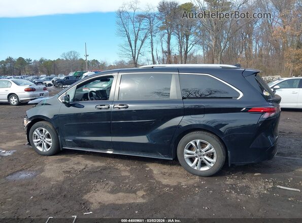5TDESKFC0MS032270 2021 TOYOTA SIENNA Black სალონის 360-გრადუსიანი ხედი