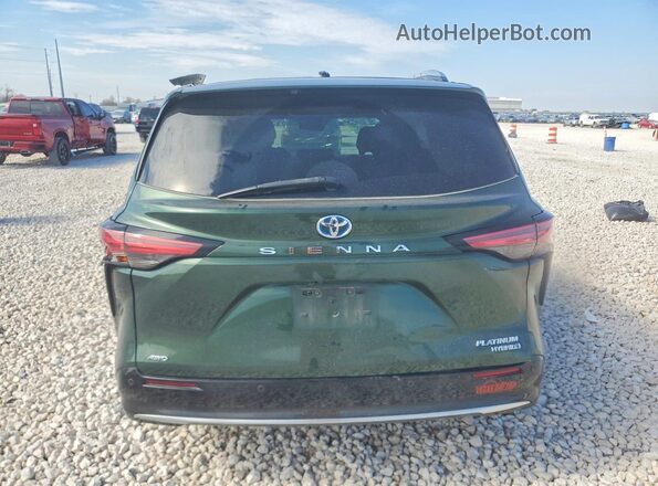 5TDESKFC1MS024002 2021 TOYOTA LIMITED Зеленый Вид сзади