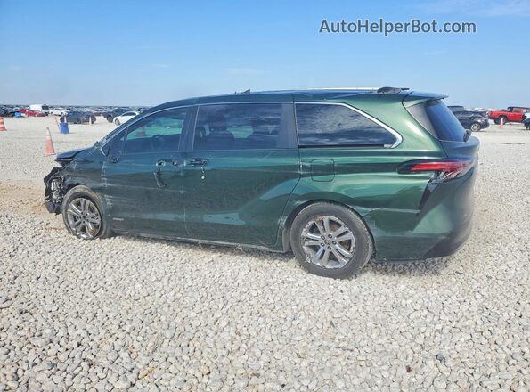 5TDESKFC1MS024002 2021 TOYOTA LIMITED Зеленый Задняя левая четверть