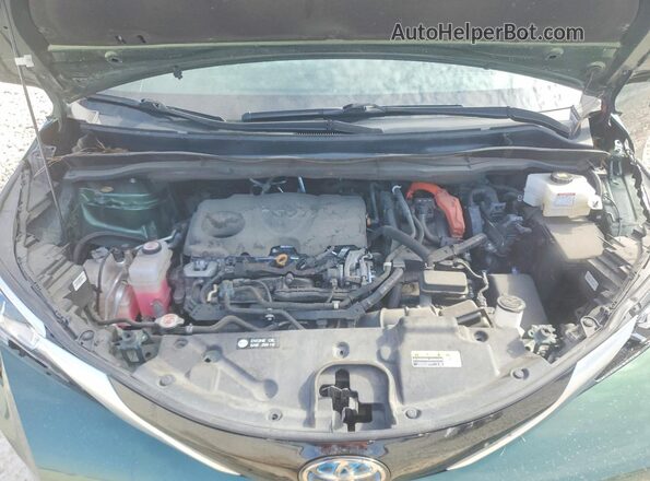 5TDESKFC1MS024002 2021 TOYOTA LIMITED Зеленый Вид подкапотного пространства