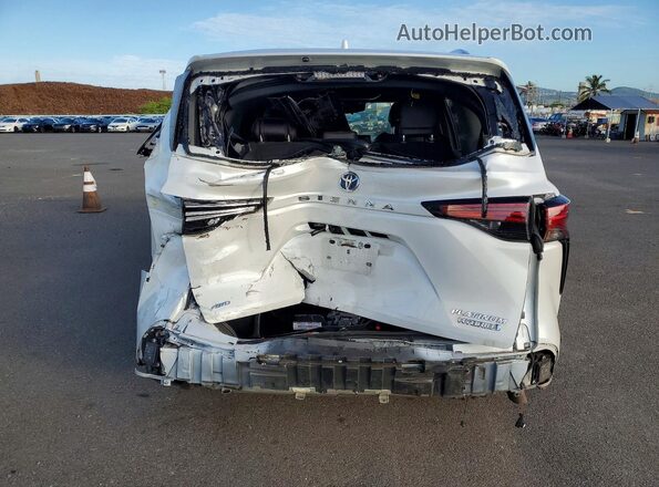 5TDESKFC1NS061875 2022 TOYOTA LIMITED White Rear view