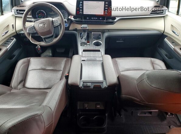 5TDESKFC1NS061875 2022 TOYOTA LIMITED White Dashboard view