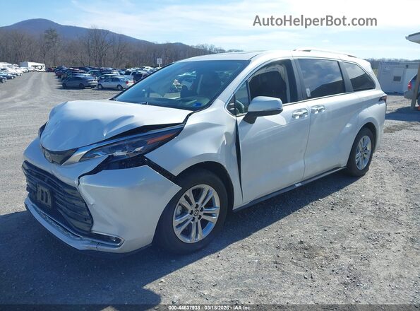 5TDESKFC1RS114211 2024 TOYOTA SIENNA Белый Передняя левая четверть
