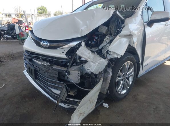 5TDESKFC5MS002892 2021 TOYOTA SIENNA White Դիմացի տեսք