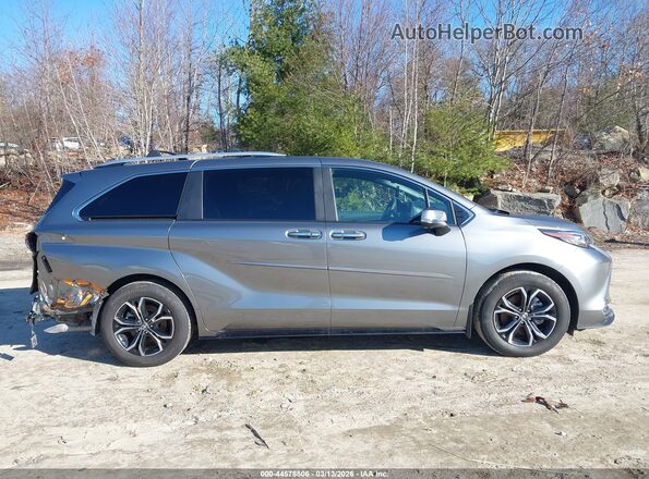 5TDESKFC8TS234305 2026 TOYOTA SIENNA Gray Սալոնի 360 աստիճան տեսք
