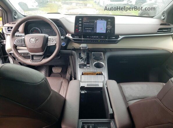 5TDESKFC9PS090866 2023 TOYOTA LIMITED Серебряный Вид панели приборов