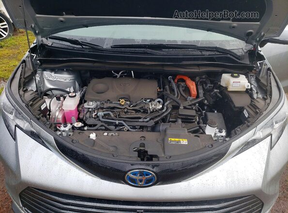 5TDESKFC9PS090866 2023 TOYOTA LIMITED Серебряный Вид подкапотного пространства