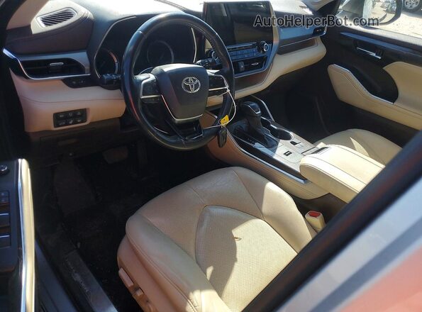 5TDFARAH9MS005331 2021 TOYOTA HIGHLANDER HYBRID Silver Dashboard view