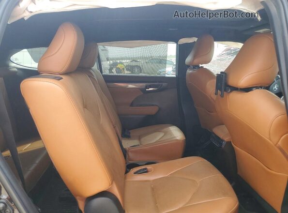 5TDFARAHXNS014623 2022 TOYOTA HIGHLANDER HYBRID Black Սալոնի հետևի տեսք