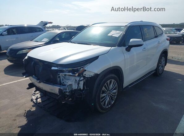 5TDFZRAH3MS072354 2021 TOYOTA HIGHLANDER Белый Передняя левая четверть