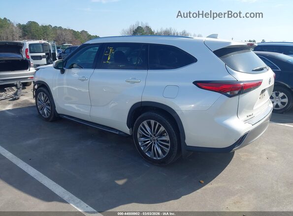 5TDFZRAH3MS072354 2021 TOYOTA HIGHLANDER Белый Задняя левая четверть