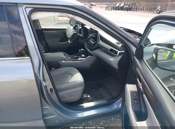 5TDFZRAH4LS029270 2020 TOYOTA HIGHLANDER Blue Вид салону спереду