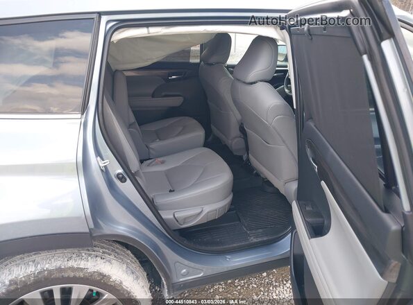 5TDFZRAH4LS029270 2020 TOYOTA HIGHLANDER Blue Вид наклейки з VIN-кодом
