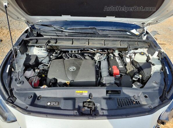 5TDFZRAH5MS079337 2021 TOYOTA HIGHLANDER White Engine compartment view