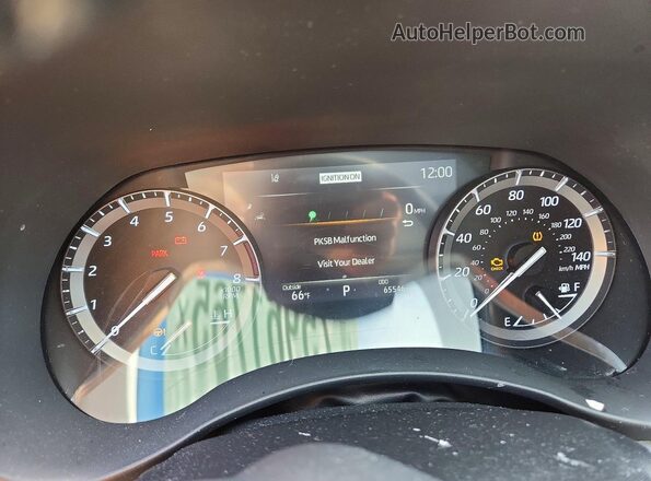 5TDFZRAH5MS079337 2021 TOYOTA HIGHLANDER White Instrument cluster view
