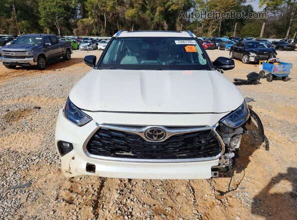 5TDFZRAH5MS079337 2021 TOYOTA HIGHLANDER White Front view